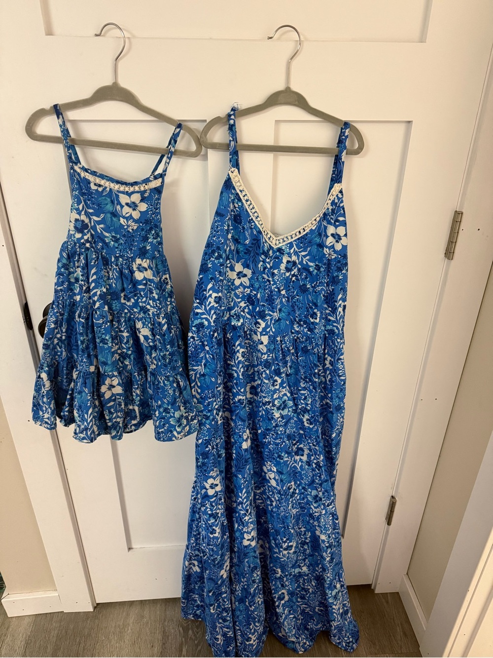 Rachel Zoe Blue and White Floral mommy and me
